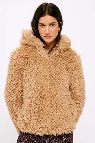 Veste à capuche - Beige