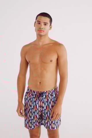 Short de bain - Bleu