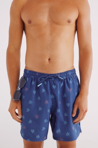 Short de bain - Bleu