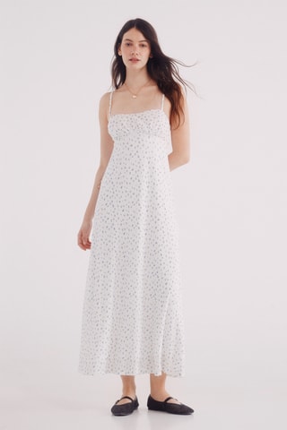 Robe longue - Blanc