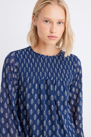 Robe droite - Bleu marine