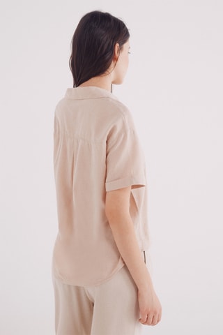 Chemisier en lin - Beige