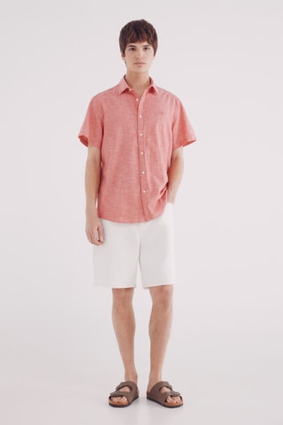 Chemise - Rouge chiné