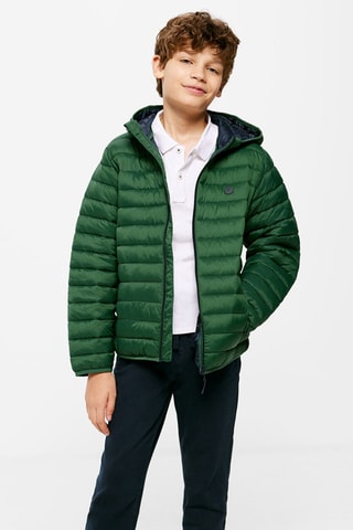 Doudoune à capuche - Vert