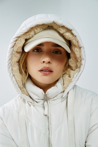 Doudoune à capuche - Blanc