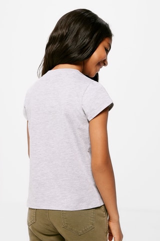 T-shirt - Gris clair chiné