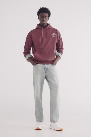 Sweat à capuche - Camel