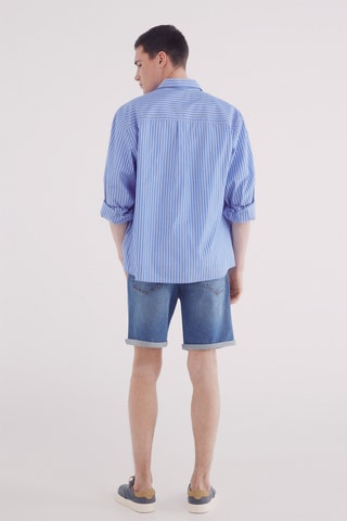 Bermuda en jean - Bleu clair