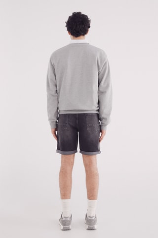 Bermuda en jean - Gris foncé