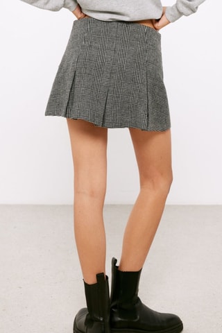 Minijupe - Gris et noir