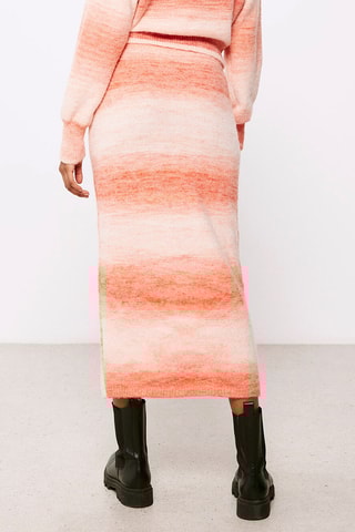 Jupe midi dip and dye - Violet