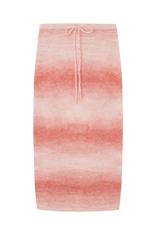 Jupe midi dip and dye - Violet