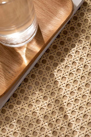 Bout de canapé en bois Palma L 60 x 60 x 45 cm - Naturel