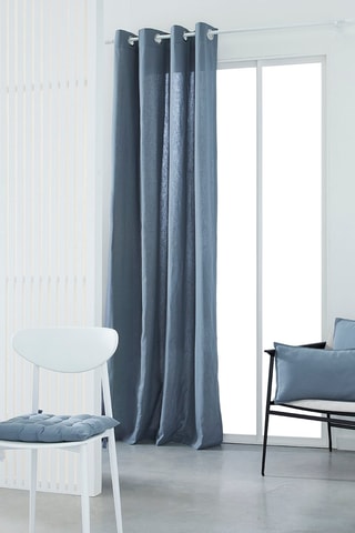 Rideau - Bleu-gris - 140 x 240 cm