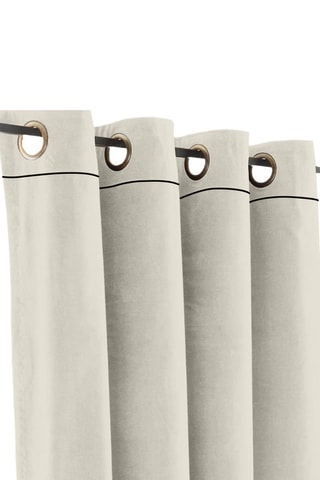 Rideau en velours - Blanc - 140 x 240 cm