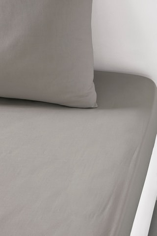 Drap-housse en coton Jardin d'hiver - Dune - Bonnet 30 cm