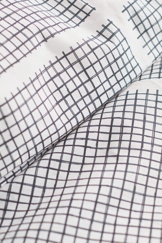 Parure de couette en coton Flanelle - Gris