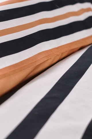 Parure de couette en coton - 57 fils/cm² - Orange