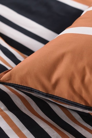 Parure de couette en coton - 57 fils/cm² - Orange