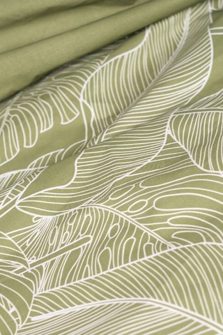 Parure de couette en coton - 57 fils/cm² - Vert