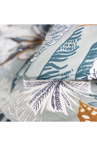 Parure de couette en coton 57 fils/cm² Hotel Tropik Juliana 2 - Vert clair