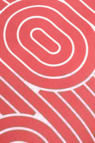 Parure de couette en coton Sunshine - Rouge et blanc