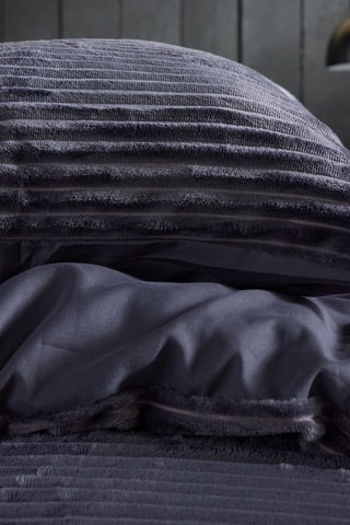 Parure de couette Bien au chaud - Gris foncé