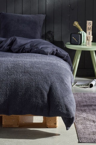 Parure de couette Bien au chaud - Gris foncé