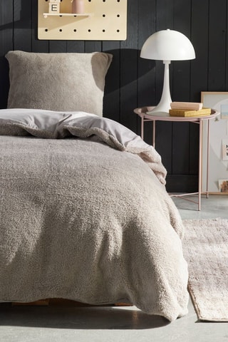 Parure de couette Bien au chaud - Beige
