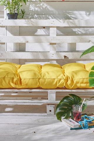 Matelas pour palette - 120 x 60 x 10 cm - Jaune