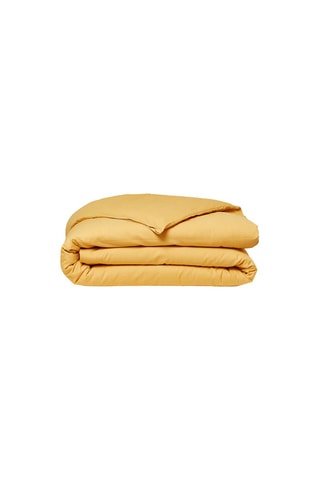Housse de couette en coton 57 fils/cm²  Essential  - Ocre