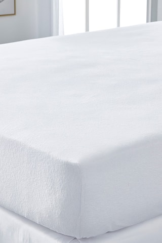 Protège-matelas en coton TODAY Essentiel - 145 fils/cm² - Blanc