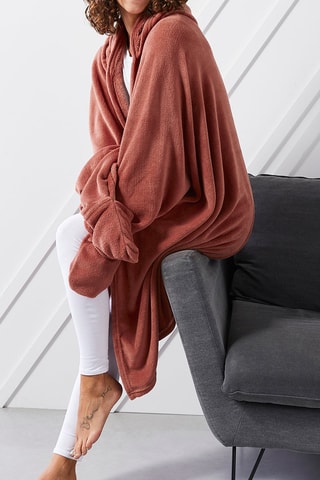 Plaid à capuche Terracotta - 115 x 165 cm