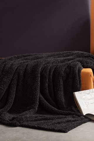 Plaid - Marron foncé - 130 x 180 cm