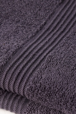 2 serviettes de toilette Essential - Gris anthracite - 50 x 90 cm