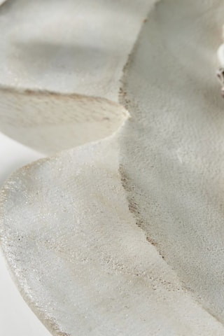 Vide poche en bois de paulownia - 39 x 29 x 5 cm - Blanc