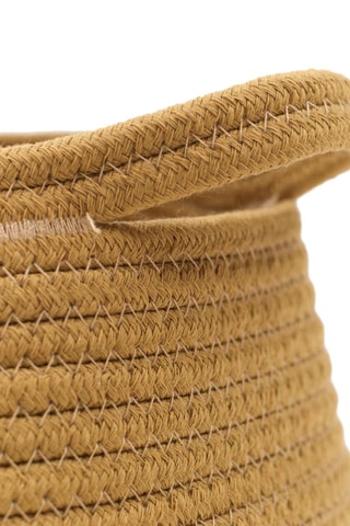 Panier Factory - 27 cm - Jaune et beige