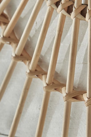 Miroir en rotin - Naturel - 53 cm