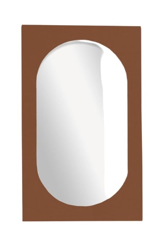 Miroir en bois - Marron - 43 x 73 x 1,2 cm