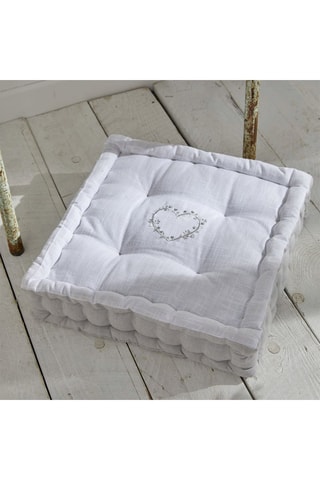 Coussin de sol Constance - Gris - 40 x 40 x 10 cm