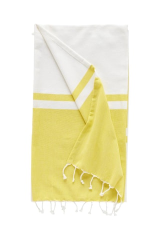 Fouta - Jaune - 100 x 190 cm