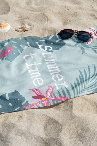 Serviette de bain - Vert - 90 x 170 cm