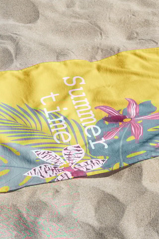 Serviette de bain - Jaune - 90 x 170 cm