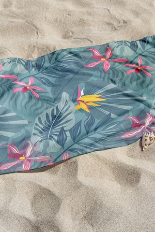 Serviette de bain - Bleu - 90 x 170 cm