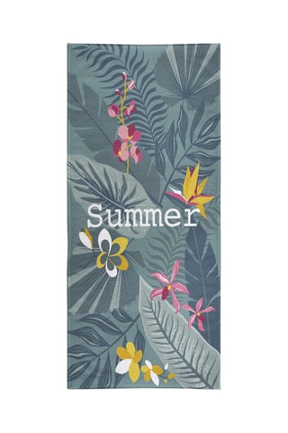 Drap de plage - Vert et jaune - 90 x 170 cm