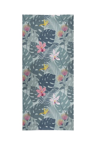 Drap de plage - Vert et jaune - 90 x 170 cm