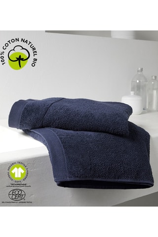 Drap de douche - Bleu marine - 70 x 130 cm