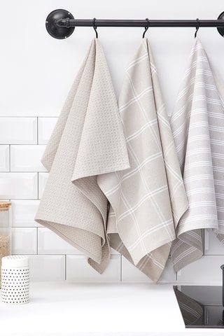 3 torchons Essential Dune