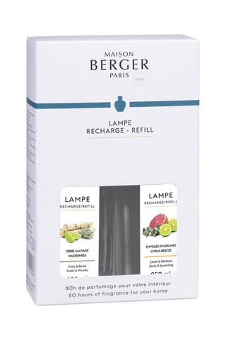 Coffret de 2 recargas para lâmpada de catálise - Terre sauvage e Envolée agrumes