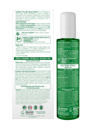 Equilibra Aloe Olio Corpo Cellulite - 150 ml